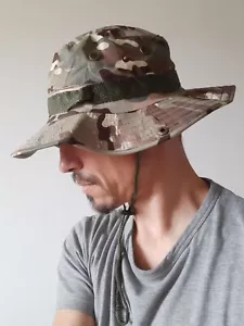 Army Bush Hat US Combat Summer Tactical Hiking Outdoor Fishing Huntin Size: L - Picture 1 of 5