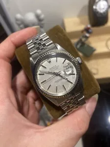 Rolex Datejust Silver Linen Dial - 16014 (READ DESCRIPTION) - Picture 1 of 9