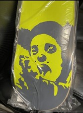 💥BANKSY Official Clown SKATEBOARD Skate Deck Manifesto Flashlight Yellow Sz 8💥