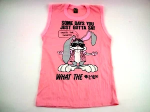 Best-T Damen-Tanktop "Some days you just gotta say" hergestellt in den USA rosa Shirt M - Bild 1 von 11