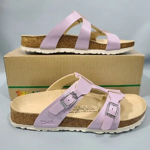 Birki's Nias Birkenstock Fußbett Sandalen Legierung Pastell Lavendel EU39 US8,5 schmal - Bild 1 von 11