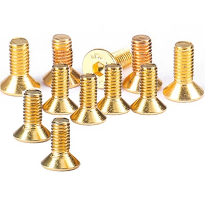 Juego de 11 tornillos para pedales Fanatec V3 V2 V1 - Tornillos de repuesto plateados/negros Foto 1 de 4