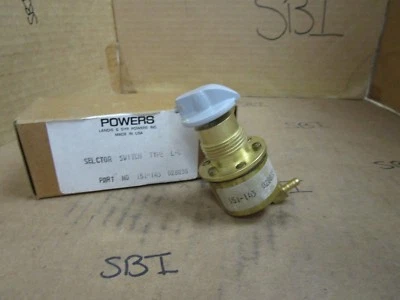 Powers Selector Switch 151-143 151143 028835  New - Image 1 of 4