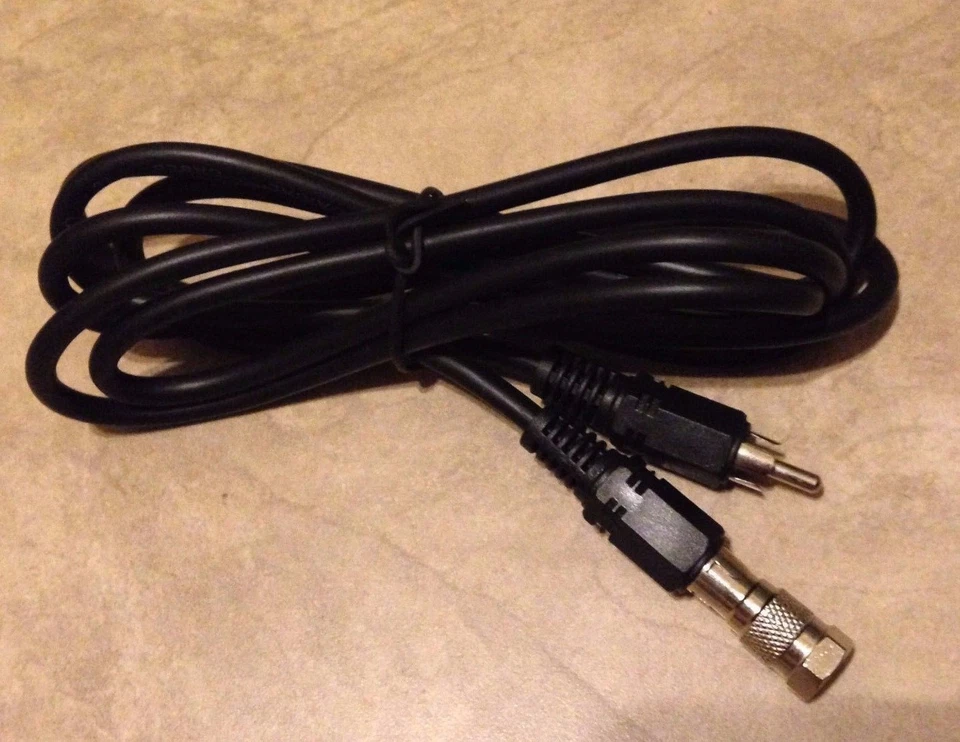 Cable de video RCA + conector RF TV Atari 2600 Jr 7800 Colecovision Intellivision Foto 1 de 1