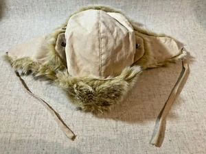 SCALA PRONTO SAND PINK WINTER HAT WITH EAR FLAPS FAUX FUR New Without Tags - Picture 1 of 7