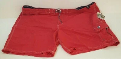 Daniel Cremieux 泳装 Red Berry 尼龙男式泳裤 3XB 全新带标签 59.50 美元 — 第 1/3 张图片