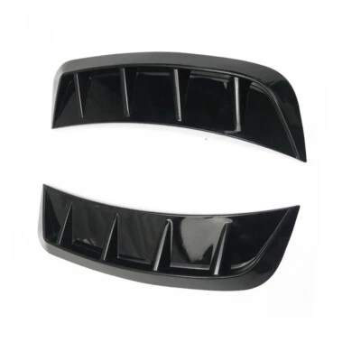 2Pcs Car Bonnet Air Flow Intake Side Fender Vent Moulding Decals Trim Sticker - Image 1 of 4