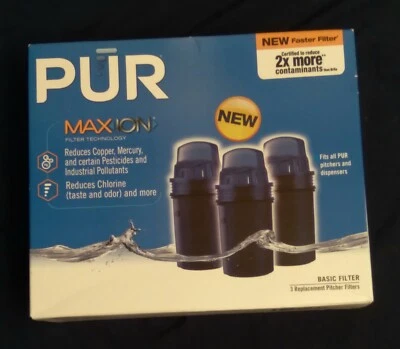 New PUR Maxion Replacement Pitcher Filters ~3-pack~ - Image 1 of 2