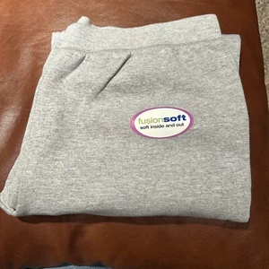 HANES Comfort Blend Sport Knit Straight Leg Sweatpants Size Large Color Gray - Picture 1 of 6