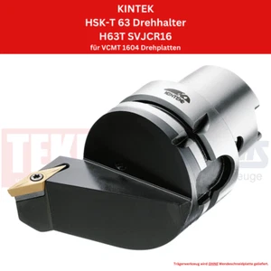 1 x Soporte giratorio KINTEK HSK-T 63 H63TSVJCR16 para placas giratorias VCMT 1604 - Imagen 1 de 2