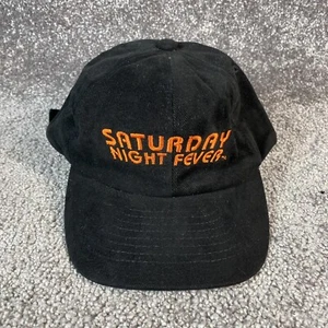 Vintage Saturday Night Fever Strapback Hat Mohr’s Baseball Cap Black 90s - Picture 1 of 8