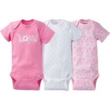 9 Gerber Newborn Girl Onesies BOOTIES Baby Shower Gift Set Size 0-3 Months