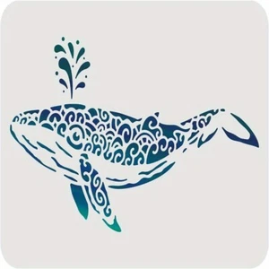 1pc Large Plastic Reusable Drawing Painting Stencils Templates for Painting - Picture 1 of 6