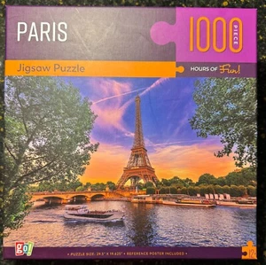 Rompecabezas Go Games Paris Torre Eiffel 1000 piezas completo - Imagen 1 de 9