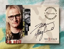 The X Files Connections Autograph Card A-9 Dean Haglund As Richard Langly.