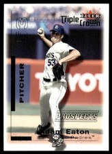 2001 Fleer Triple Crown Adam Eaton San Diego Padres #260