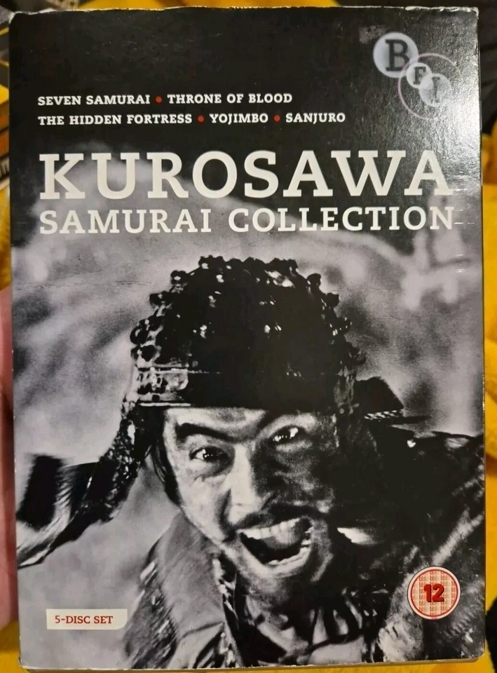 AKIRA KUROSAWA SAMURAI COLLECTION DVD BFI 5 FILM BOX SET TOSHIRO MIFUNE SANJURO - Image 1 of 3