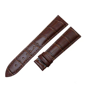 New Brown Genuine Leather Watch Band Strap For -Maurice Lacroix-  - Picture 1 of 1
