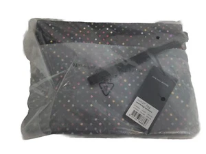 Senz Fay Black Nylon Cosmetic / Clutch Wristlet Zippered Bag 7"x9.5" NWT - Picture 1 of 6