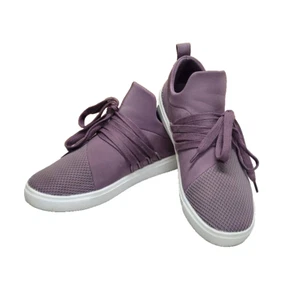 BRASH Drea Tie-Up Slip On Walking Sneaker gepolstert & bequem Größe 7,5 Lav/Lila - Bild 1 von 7