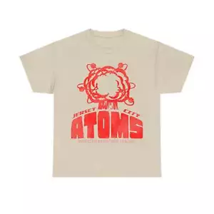 Jersey City Atoms Basketball Team Nostalgic Retro T-shirt - Picture 1 of 6