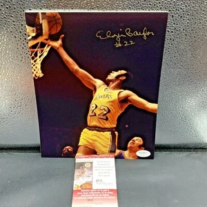 Elgin Baylor Los Angeles Lakers #22 Signed 8x10 Photo JSA - Picture 1 of 1