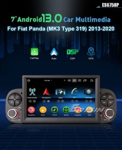 Autoradio GPS Nueva Fiat Panda Android 13 Wi-Fi 4G Carplay Auto Erisin ES6758P - Imagen 1 de 9