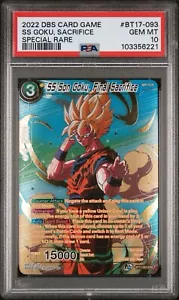 2022 DBS SS Son Goku, Final Sacrifice Ultimate Squad BT17-093 SPR PSA 10 - Picture 1 of 2
