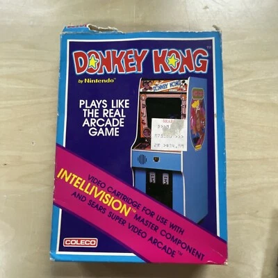 Donkey Kong Intellivision Coleco Video Game Complete in Box. *READ DESC*!! - Image 1 of 4