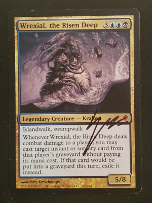 MTG Wrexial, the Risen Deep-Artist Signed (Eric Deschamps) - Worldwake #120 - Image 1 of 3