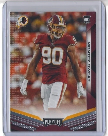 MONTEZ SWEAT 2019 Panini Playoff RC Rookie #252 REDSKINS WFT Mississippi State - Image 1 of 1