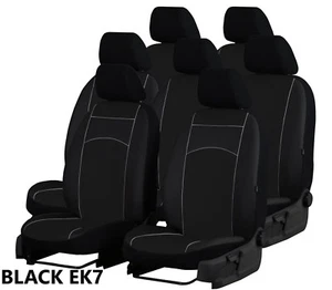Tailored Seat covers For VW SHARAN Mk2 7 Seats 2010 - 2022 Artificial Leather - Picture 1 of 7