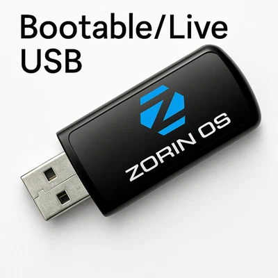 Zorin OS 17.3 CORE USB 64 Bit Drive | Latest Version Linux Bootable Live - Image 1 of 2