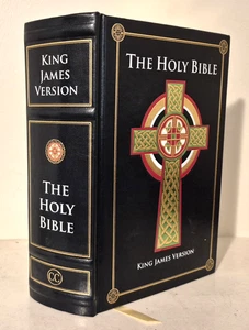 HOLY BIBLE, Leather, Old and New Testaments, Gstave Dore Illustrated, King James - Picture 1 of 17