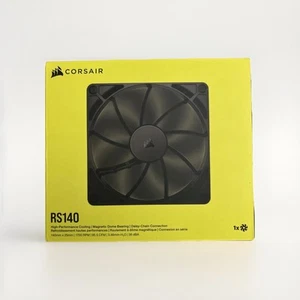 🔥Corsair RS140 High Performance 140mm PWM Fan (BRAND NEW SEALED BOX)🔥 - Zdjęcie 1 z 3