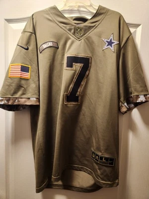 Trevon Diggs Nike Dallas Cowboys Salute To Service Jersey Green Large - Image 1 of 2