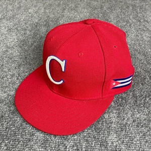Cuba National Team Cap New Era 59FIFTY Fitted Hat 7 5/8 World Baseball Classic - Picture 1 of 11