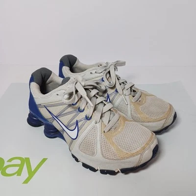 Nike Shox Agent Flywire Running Shoes Women Sz 5.5 Blue 438683-014 - Image 1 of 4