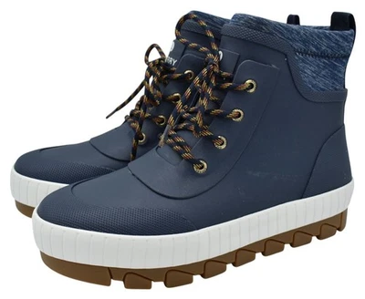 Sperry Mujer Talla 8.5 Torrent Azul Impermeable Botas de Goma Zapatos Foto 1 de 4