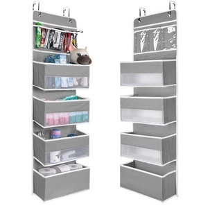 NesTidy 2 Pack Over The Door Organizer Storage, Wall Mount Hanging Organizer ... - Picture 1 of 7