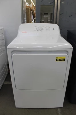 Hotpoint HTX26GASWWW 27" White 6.2 Cu. Ft. Front Load Electric Dryer #157060 - Image 1 of 4