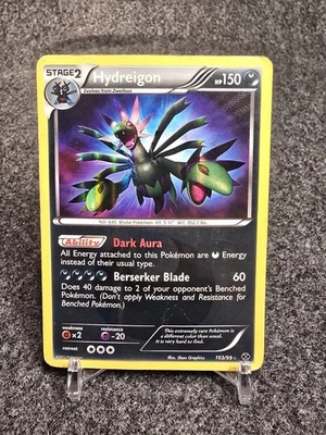 Pokemon TCG Hydreigon Next Destinies 103/99 Damaged Secret Rare Holofoil - Image 1 of 2