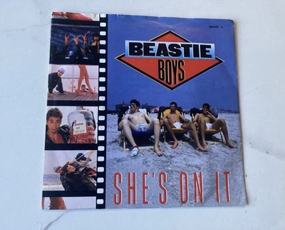 BEASTIE BOYS She's On It 1985 UK 7" VINYL SINGLE IN PICTURE SLEEVE - Image 1 of 4