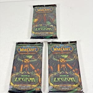World of Warcraft CCG MARCH OF LEGION 3 Sealed Packs Neu & Factory Sealed - Bild 1 von 15
