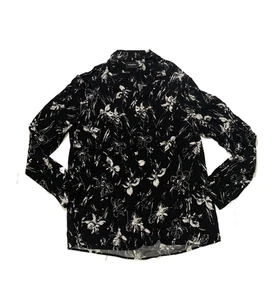 The Kooples Paris Floral print Shirts Men's Size M Black And white - Picture 1 of 5