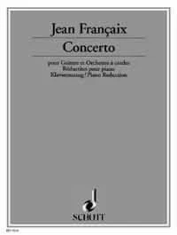 Concerto Jean Françaix Piano Reduction Guitar and String Orchestra Schott Music - Image 1 of 4