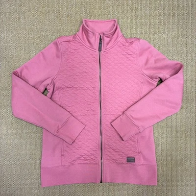 LL Bean Sudadera Acolchada Malva Para Mujer XS Rosa Cremallera Completa Manga Larga Foto 1 de 4