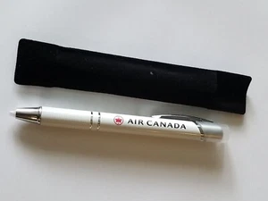 AIR CANADA WHITE BALL POINT PEN WITH LIGHT AT THE TIP, SO YOU CAN WRITE IN DARK. - Picture 1 of 6