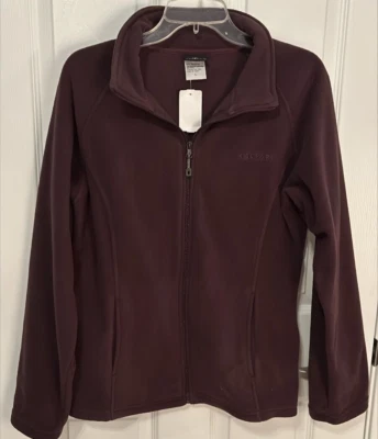 Caesars Palace Ladies Fleece Full Zip Micro Jacket Size Large Eggplant, NWT - Image 1 of 4