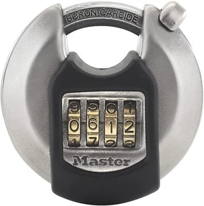 MASTER LOCK Lucchetto Combinato Resistente, Sicurezza 9,3 cm x 7 x 2,3 - Foto 1 di 6